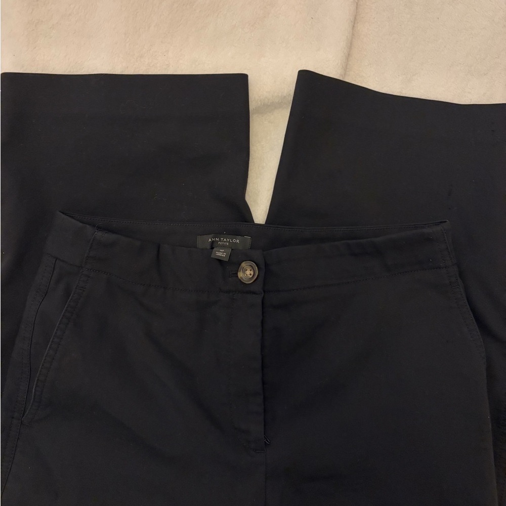 Ann Taylor Factory Black Cropped Pants